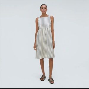 Everlane Seersucker Midi Dress